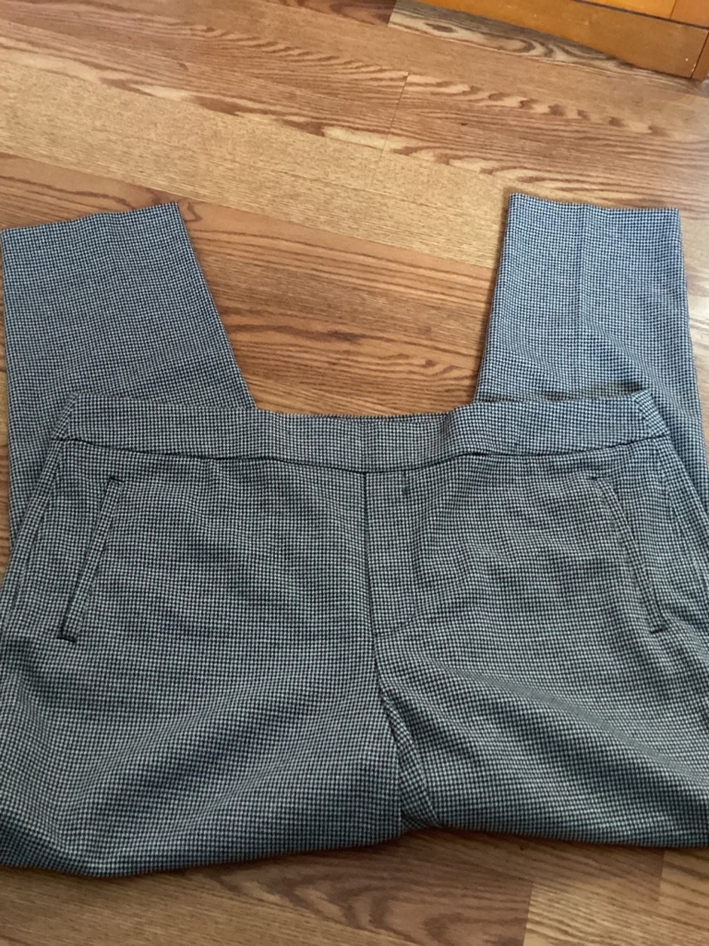 NWOT Croft & Barrow Black, Brown & Cream Houndstooth Knit Pants Size 2X